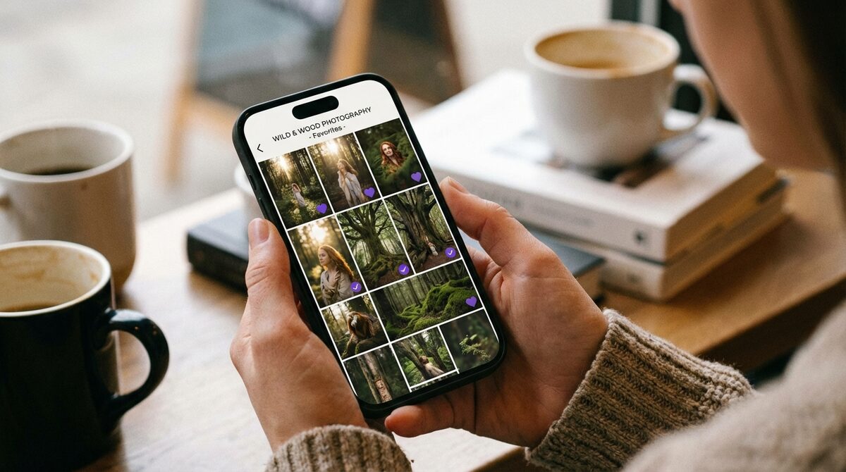 Klient wybiera ulubione